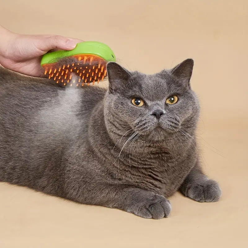Парна четка за котка HydroBrush за намаляване на падащите косми