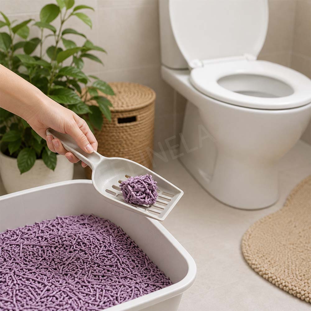 Тофу пелети за котешка тоалетна EcoPurr 2,5 кг - Image 8