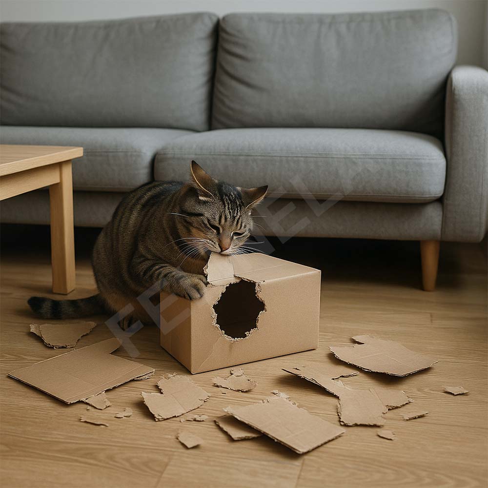 Картонена драскалка за котка ChillBox