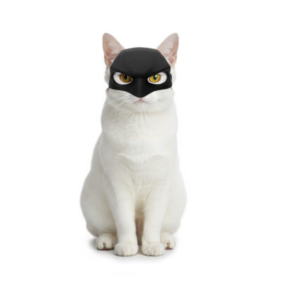 Маска супергерой за котка