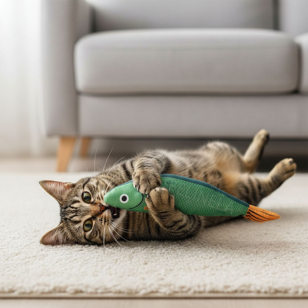 Котешка играчка, която помага срещу скука у дома