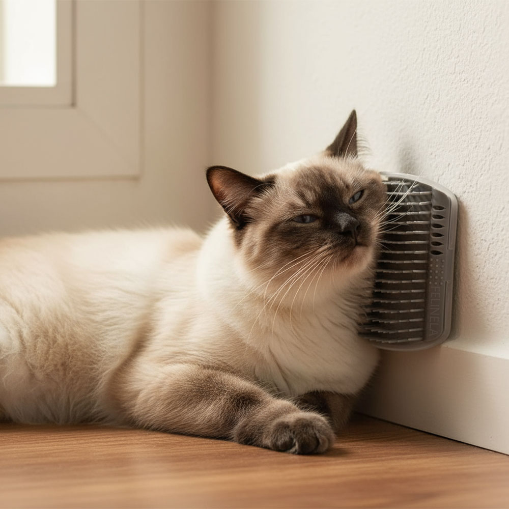 Котка до стенно чесало за ежедневна грижа