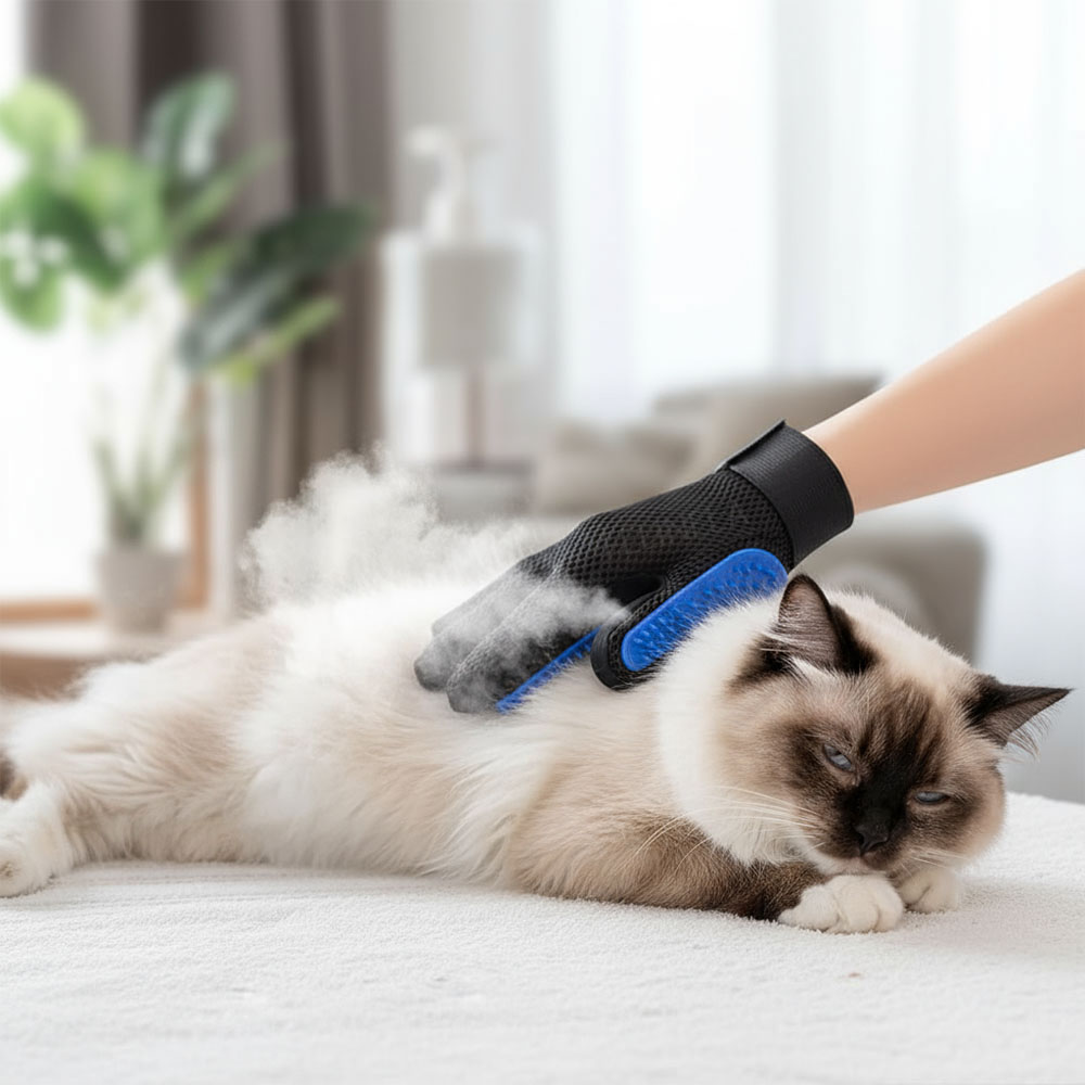 Освежаване на котешка козина с хладна мъгла без къпане