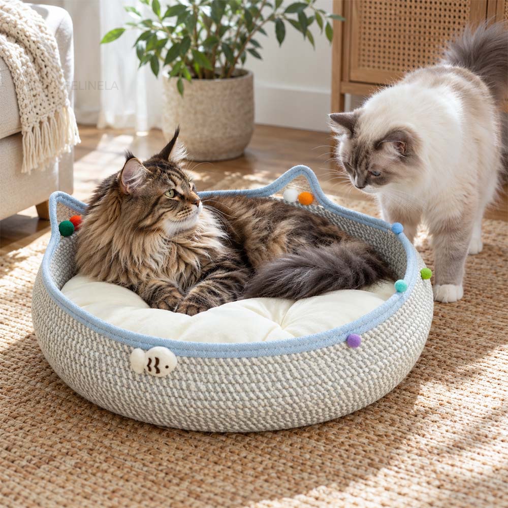 Плетено легло за котка InstinctNest - Image 2