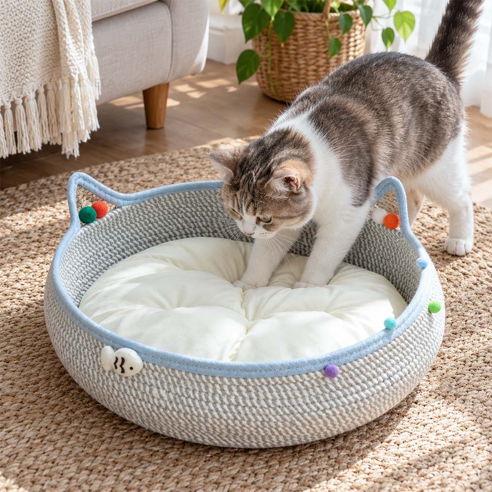 Плетено легло за котка InstinctNest - Image 3