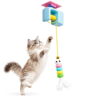 Интерактивна гъсеница за котка SwingUp